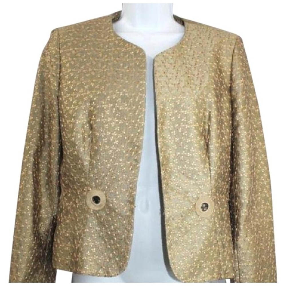 Nipon Boutique Open Front Jacket 10p Blazer - image 1